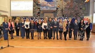 nauczyciele nagrodzeni medalem prezydenta miasta Lublin