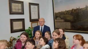 spotkanie uczniów z prezydentem miasta