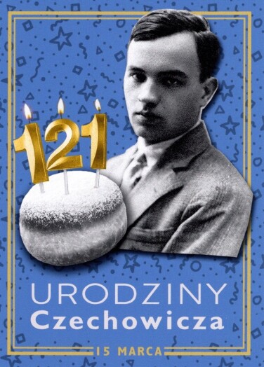 kartka z okazji urodzin Czechowicza